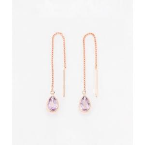 BLOOM（ブルーム） ピアス K10 ピンクゴールド キュービックジルコニア