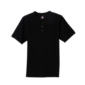 tシャツ Tシャツ メンズ ビーフィー リブヘンリーネックTシャツ