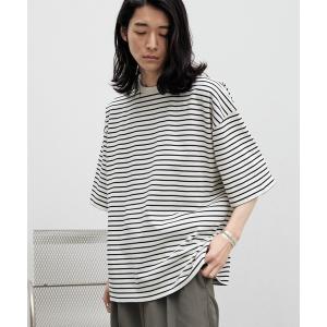 tシャツ NARROW BORDER WIDE TEE メンズ