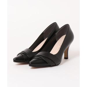 パンプス ポインテッドトゥデザインパンプス