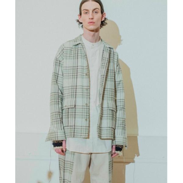 シャツ check zip shirt メンズ レディース