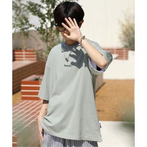 tシャツ 「neos -addictive design-」TOM＆JERRY トムとジェリー ビッグシルエット 刺繍 バックプリント Tシャツ メン