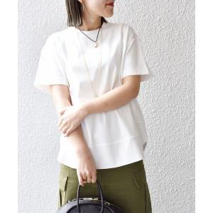 tシャツ 半袖 *カットオフラウンドヘムTEE2 レディース