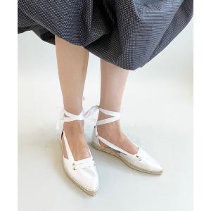 サンダル ポインテッドトゥエスパドリーユ