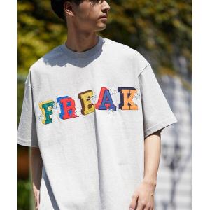 tシャツ Tシャツ FREAK'S STORE/フリークスストア フラワー刺繍　FREAKロゴTEE/刺繍/ロゴ/花柄