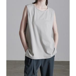 タンクトップ スムーススリット ノースリーブ / タンクトップ