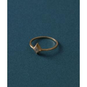 Lilas 指輪 リング ブラックダイヤハーフエタニティーピンキーリング