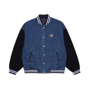 メンズ ジャケット スタジャン 「LMC」OVAL WASHED BASEBALL JACKET / エルエムシー オーバル ロゴ ウォッシュド ベー｜zozo