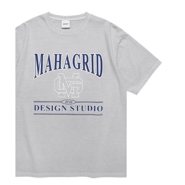tシャツ A&apos;GEM/9 × .kom「mahagrid/マハグリッド」UNIVERSITY PIG...