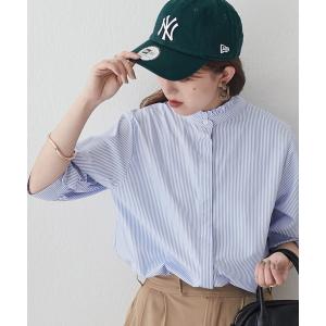 シャツ ブラウス 2WAYミニフリルブラウス