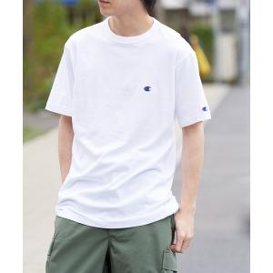 tシャツ Tシャツ メンズ Champion正規取り扱いアイテム！「Champion」ベーシックロゴTシャツ　SHORTSLEEVE T-SHIRT｜zozo