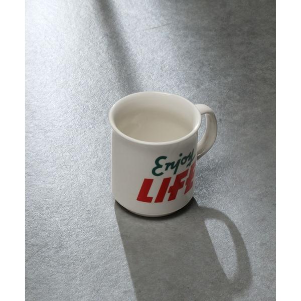 タンブラー 「Fishs Eddy(フィッシュエディ)」ENJOYマグカップ/容量370ml