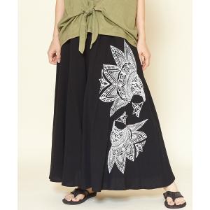 パンツ 「チャイハネ」スキナドワイドパンツ レディース