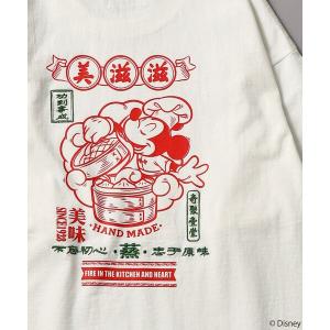tシャツ Tシャツ ▽【WEB限定】DISNEY(ディズニー)　ミッキーマウス/別注チャイナロゴ刺繍Tシャツ