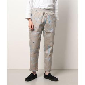 パンツ 「Bl」「INDIAN MOTOCYCLE」ガレージパンツ”ハンドペインティング メンズ レディース