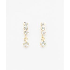 その他 ESTELLE ESTELLE（エステール） ピアス K18 イエローゴールド キュービック