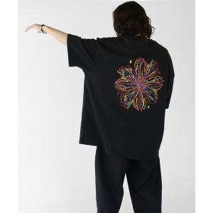tシャツ フラワーデザインビッグT メンズ レディース