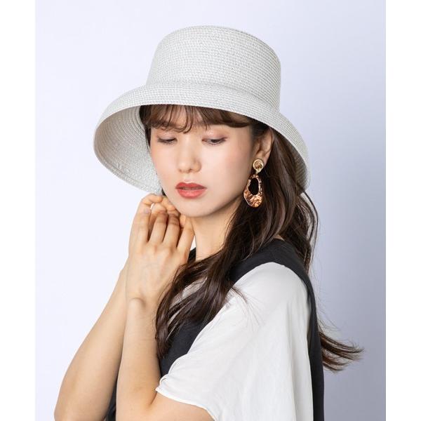 帽子 ハット ポケッタブル ペーパーカサブランカハット レディース