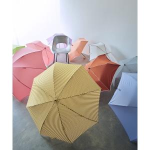 傘 タッセル付き バンブーハンドルバイカラーアンブレラ