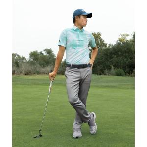 ポロシャツ メンズ PLAY GREEN スプレーダイ半袖シャツ「adidas Golf/アディダスゴルフ」
