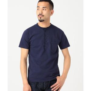 tシャツ Tシャツ メンズ REMI RELIEF × BEAMS PLUS / 別注 Henley Neck Pocket T-shirt｜zozo