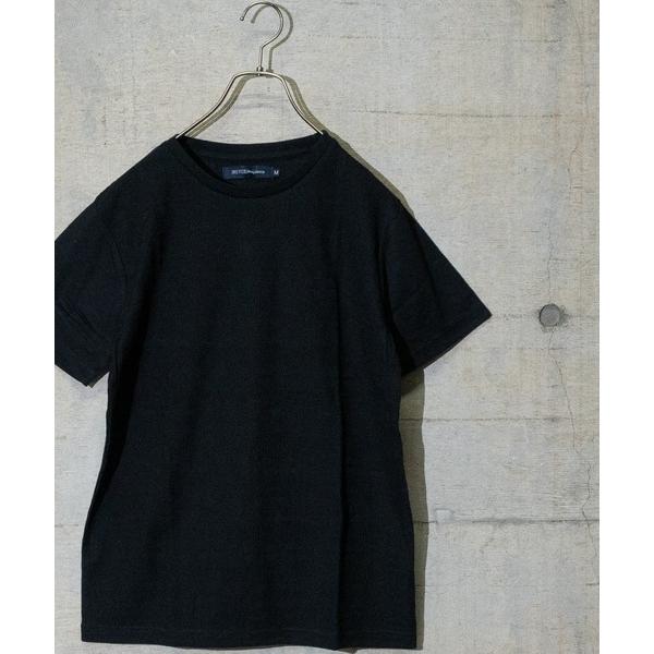 tシャツ 「50」ジャガード切り替え半袖Tシャツ メンズ レディース