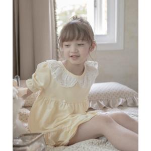 パジャマ 半袖フリルパジャマ キッズ 子供 女の子