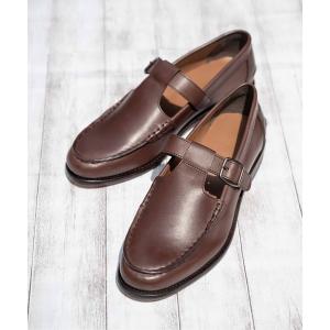 ローファー 「BICASH/ビカーシ」Tーストラップローファー/#119 メンズ