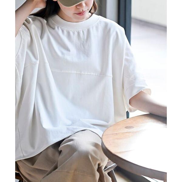tシャツ ミニ裏毛ドルマンプルオーバー レディース