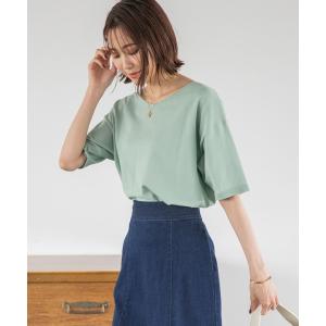 ニット 洗えるサラサラＶネックプルオーバー/269077