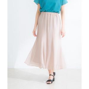 スカート シアーロングスカート