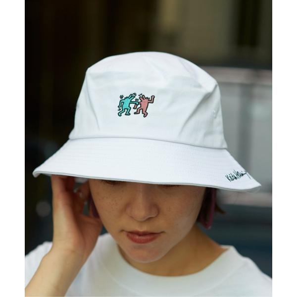 帽子 ハット レディース 「Keith Haring」アートロゴバケットハット　KH-HAT-210...