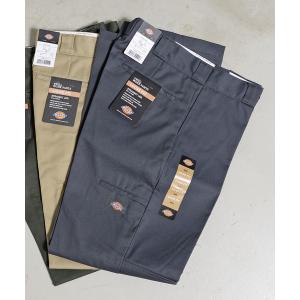 メンズ パンツ チノパン 「Dickies/ディッキーズ」センタープレスダブルニーチノワークパンツ スケーターパンツ｜zozo