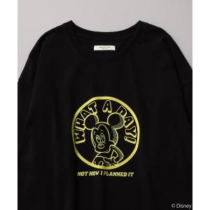 tシャツ Tシャツ 「WEB限定」DISNEY(ディズニー)　ミッキーマウス/別注WhatadayTシャツ
