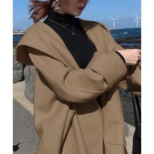 café crème ポンチョコート キャメル　シェリエ　新品未使用 café crème ポンチョコート キャメル シェリエ 新品未使用 キャメル