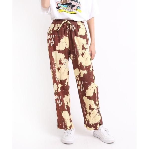 パンツ R3965 アブストラクトペイントイージーパンツ レディース