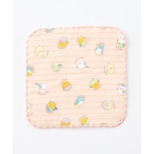 タオル ハンカチ COCOWALK:ミニハンカチ（森のかくれんぼ，コトリさん）