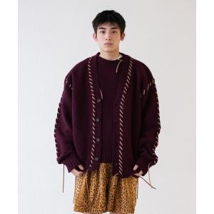 メンズ カーディガン DISCOVERED LOOPING KNIT CARDIGAN｜zozo