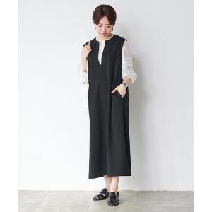 ワンピース 「WEB限定」「 XS /H148-155cm」キーネック ベスト ワンピース