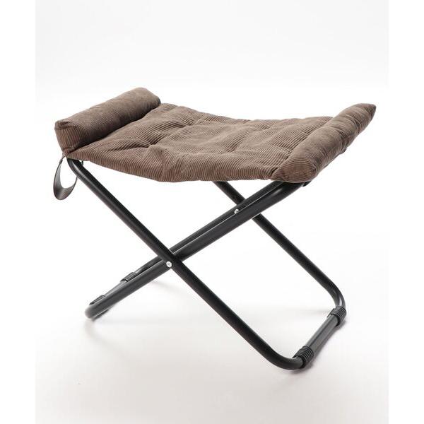 家具 レディース 2way folding chair ottoman dark khaki  / ...