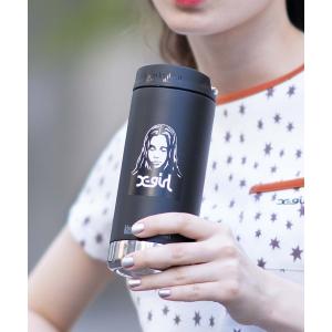 タンブラー X-girl × KLEAN KANTEEN FACE/エックスガール×クリーンカンティーン　インストレート/コラボボトル/12oz(35