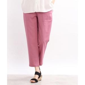 パンツ 「洗える/綿麻」イージーベイカーパンツ