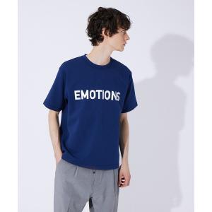 メンズ tシャツ Tシャツ 「EMOTIONS」シルキーロゴ 半袖 Tシャツ