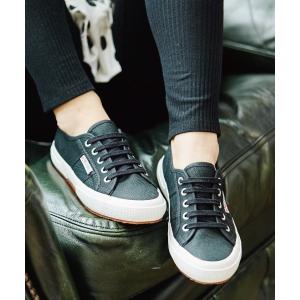 スニーカー SUPERGA スペルガ 2750-COTU CLASSIC 2750コットンクラシック S000010 BLACK-Fwht F83