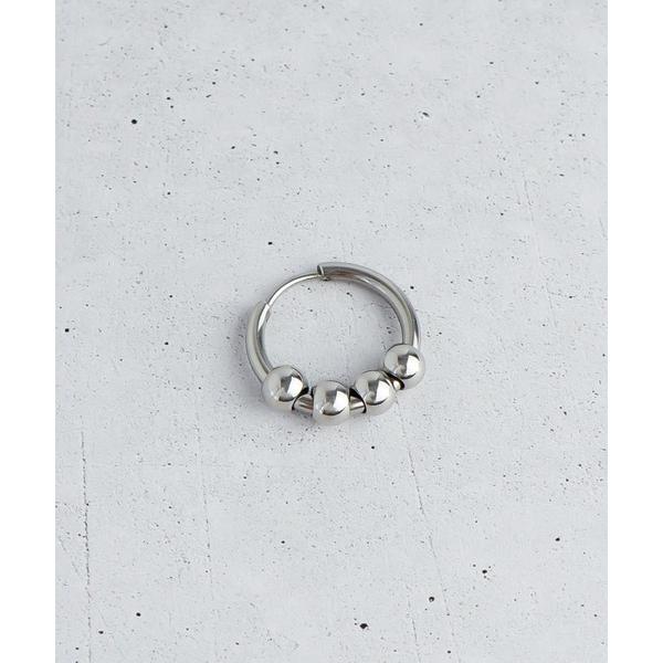 ピアス 金属アレルギー対応「ieLS」ステンレス　Stainless Steel　デザインフープピア...