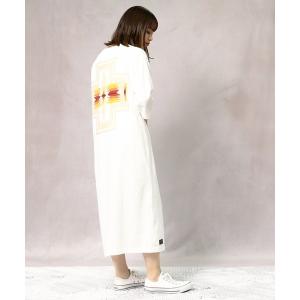 ワンピース 【 PENDLETON / ペンドルトン 】バック プリント Tシャツ ワンピース 2275-8106 MNY