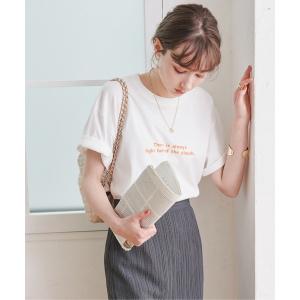 tシャツ Tシャツ メッセージカラーロゴプリントT（半袖）