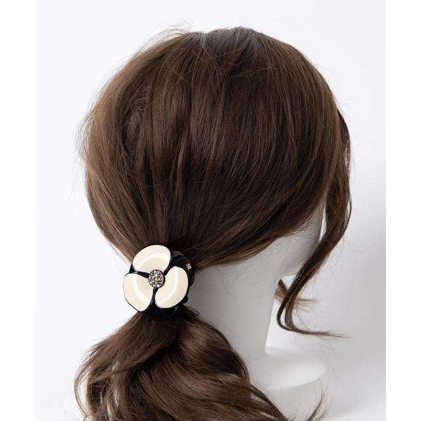 ヘアゴム レディース ALEXANDRE DE PARIS CAMELIA PONY 6cm アレク...