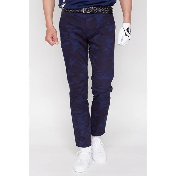 パンツ HIGH ST. GOLF∴カモ柄ツイルストレッチ ベーシックスリムパンツ 「AdE」 メン...