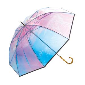 傘 Wpc./ダブリュピーシー 雨傘 ビニール傘 バンブーパイピング シャイニーアンブレラ shiny plastic umbrella PT-044｜zozo